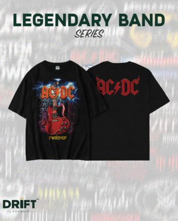 AC DC Rock Band T‑Shirt – Angus Gibson PWR UP Tour Collection