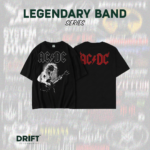 AC/DC Angus Young Heritage Electric T-Shirt – Legendary Bands Series