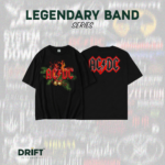 AC/DC Holidays T-Shirt – Premium Rock Band Graphic Tee | Legendary Bands Series
