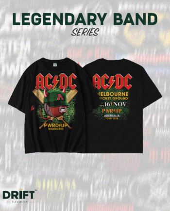 AC/DC Melbourne PWR UP Tour T-Shirt – Premium Rock Band Graphic Tee