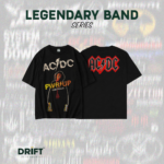 AC/DC Powerage PWR UP Tour T-Shirt – Premium Classic Rock Graphic Tee