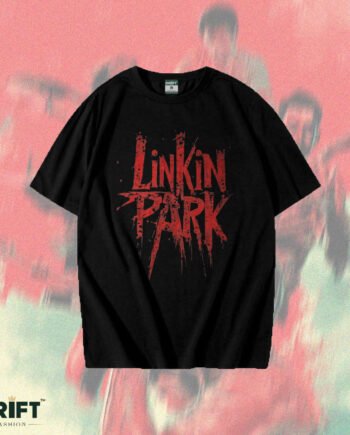 Linkin Park Band Drop Shoulder T-Shirt – Premium Rock Graphic Tee