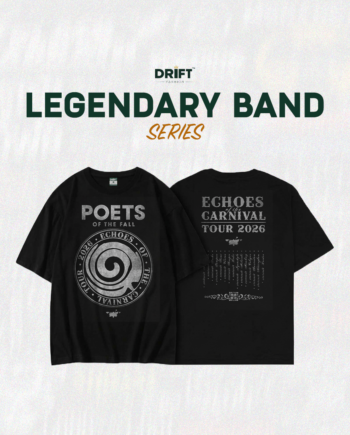 Poets of the Fall Echoes Carnival Tour 2026 T-Shirt – Premium Alternative Rock Graphic Tee