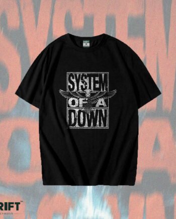 System of a Down Band Drop Shoulder T-Shirt – Premium Rock Graphic Tee